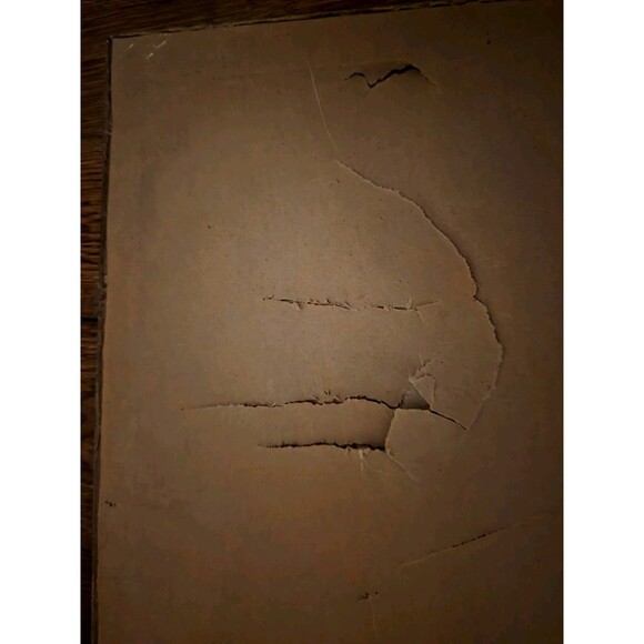 Vintage R.Atkinson Fox Print & Frame Art Deco 1920's Blue Lake - Picture 11 of 11